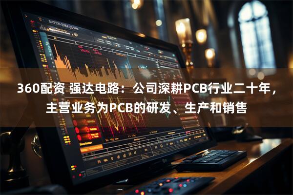360配资 强达电路：公司深耕PCB行业二十年，主营业务为PCB的研发、生产和销售